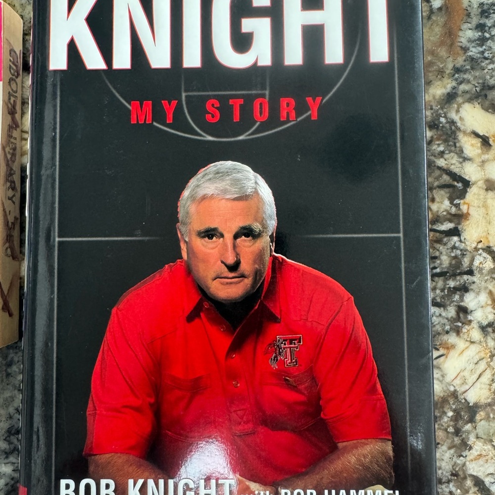 Bob Knight - My Story (Hardcover) Red Cover